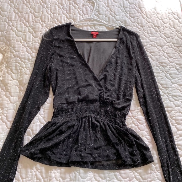 Guess Long Sleeve Evening Top - Picture 1 of 2